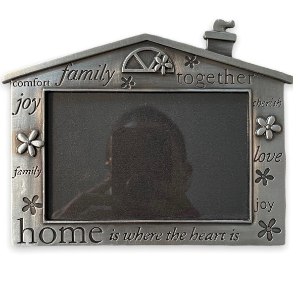 Home Is Where The Heart Is House Picture Frame - Picture 1 of 16
